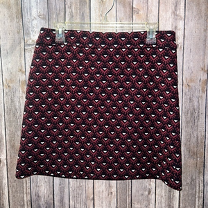 Loft brand patterned mini skirt, size‎ 6